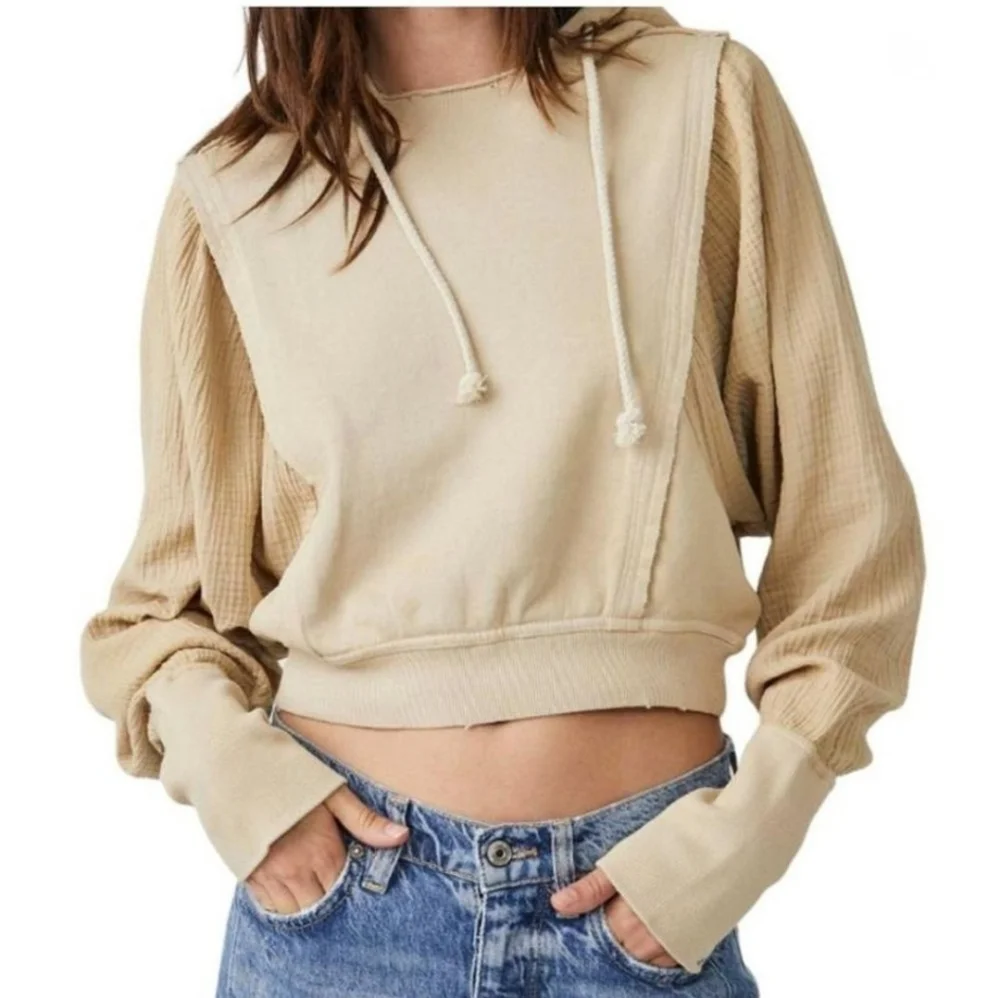Free People NWOT Love Letters Hoodie M